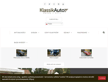 Tablet Screenshot of klassikauto.pl